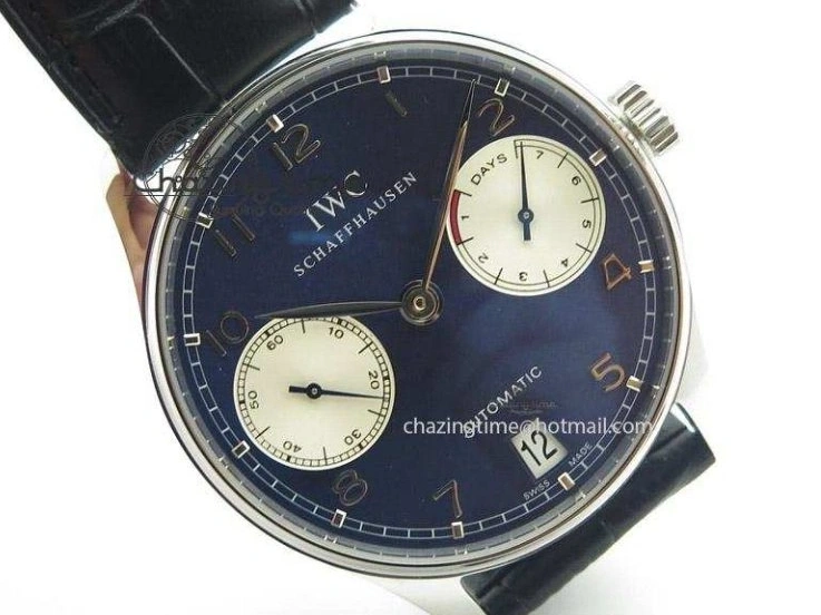 MIROTIME 0209 Portuguese Real PR IW500112 ZF 1:1 Laureus Edition On Black Leather Strap A Flexible 7369